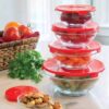 5 Bowls de vidrio